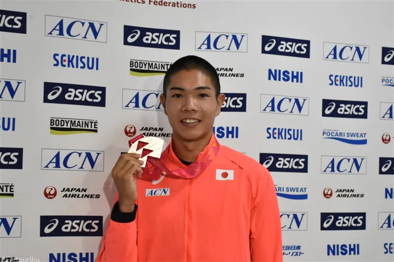 後藤大樹、U20世界選手権400mHで銀メダル「完敗。世界は広い」 アジア大会で日本記録更新宣言