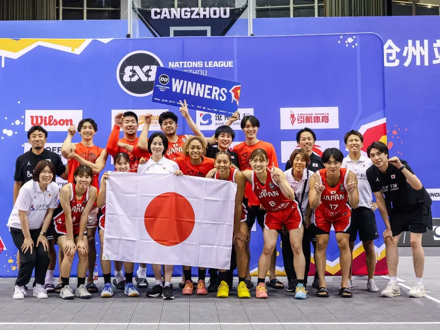 U23女子日本代表が3×3ユース・ネーションズリーグ連覇！花島・伊波・西が3年連続V