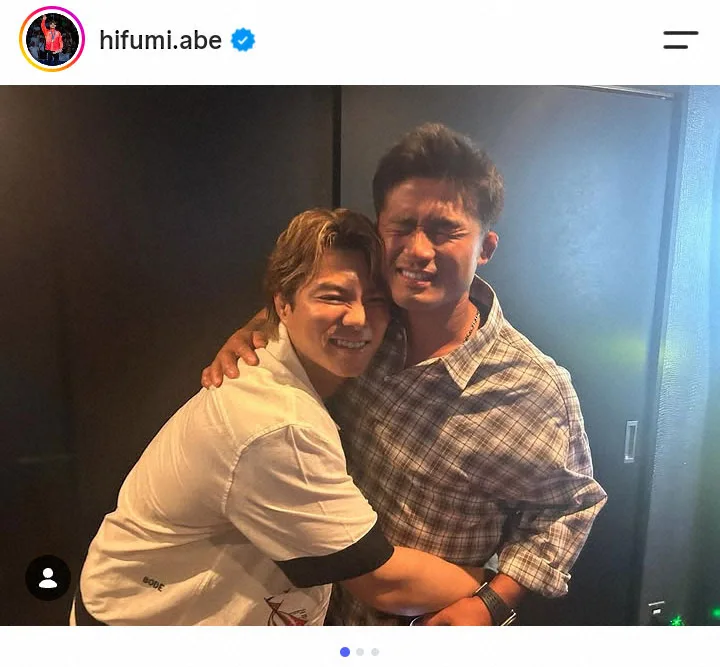 阿部一二三、宿命のライバル丸山城志郎氏と涙のハグ「昔は目も合わさなかった」