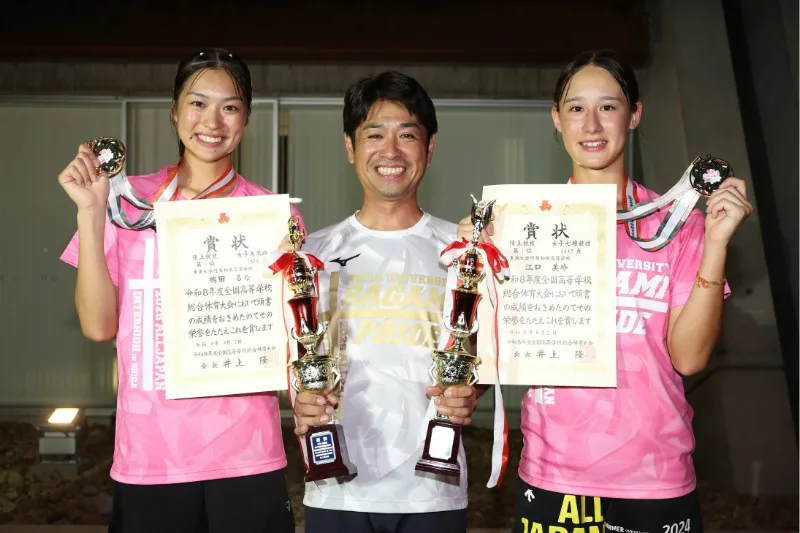 東海大相模が女子総合初V！江口美玲＆鴨田るな同日金メダルで快挙