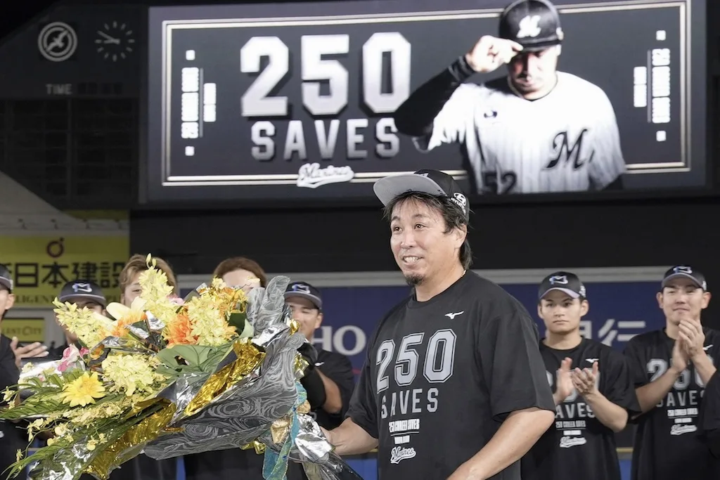 ロッテ一筋15年・益田直也が通算250セーブ達成！平成生まれ初の名球会入り