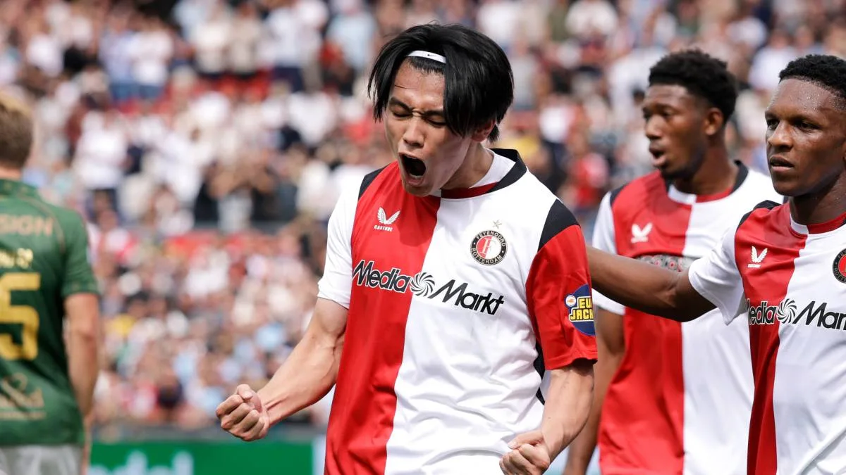 上田綺世が今季初ゴール＆アシスト！豪快ダイビングヘッド炸裂もフェイエノールト痛恨ドロー