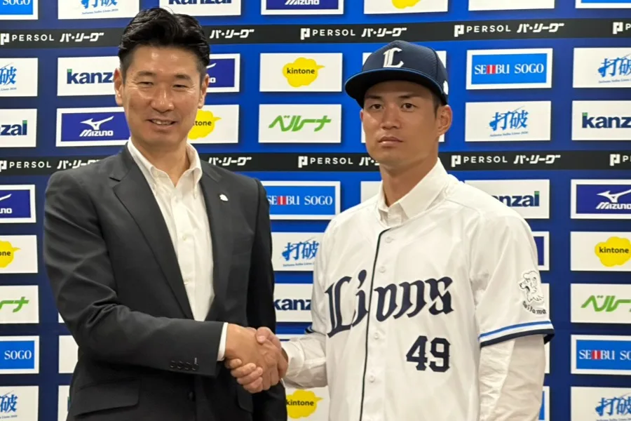 西武が若林楽人を緊急呼び戻し！リーグ優勝へ執念の金銭トレード