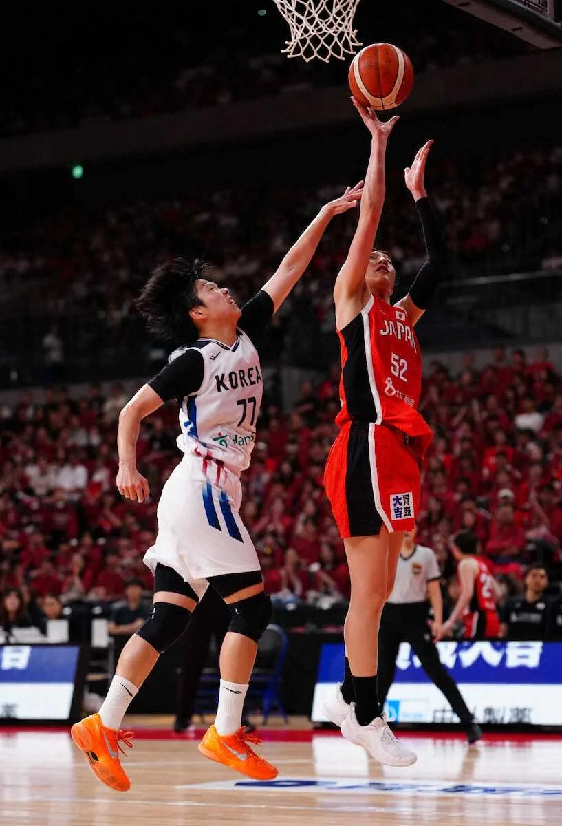 宮沢夕貴主将「感謝の気持ちで」千葉豪雨に触れ逆転勝利 バスケ女子がW杯へ連勝